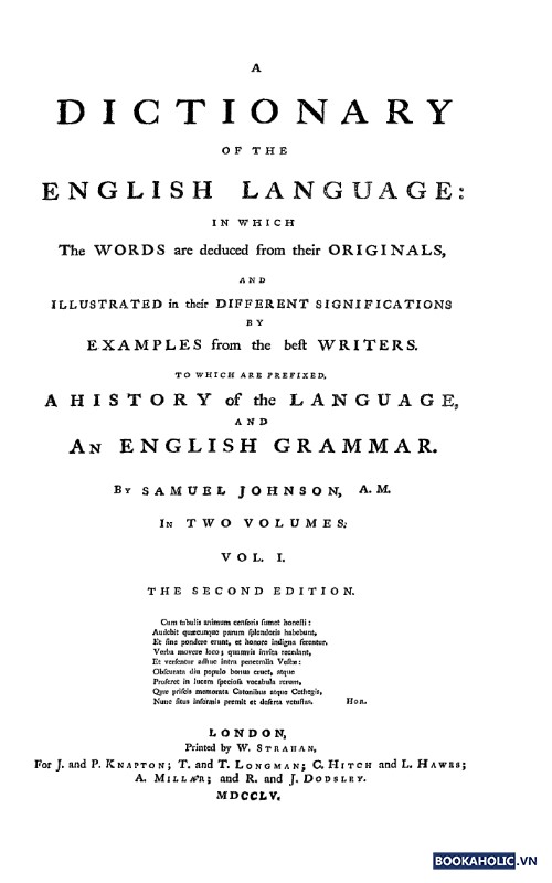 A Dictionary of the English Language