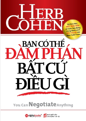 Bạn có thể đàm phán bất cứ điều gì
