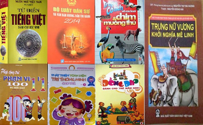 Năm 2014, hàng loạt sách rác tràn lan trên thị trường 