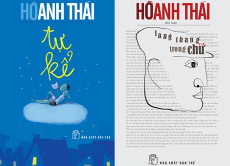 Bìa hai cuốn sách mới của nhà văn Hồ Anh Thái.